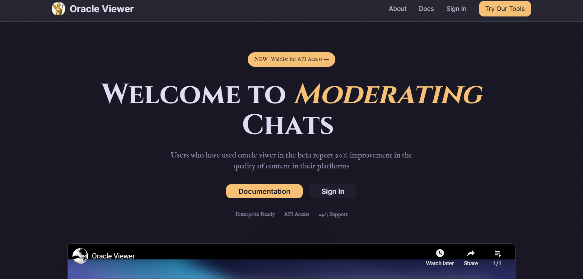 Preview of Oracle Viewer
